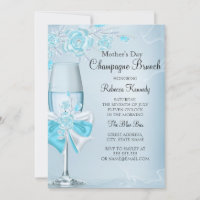 Muttertag Hübsche Aquamarine Rose Champagner Brunc