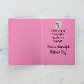 Muttertag Hübsche Hummingbird-Karte Karte (Innenseite)