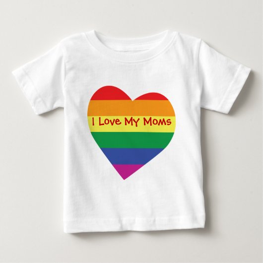 Muttertag Ich Liebe meine Mamas Baby T-shirt (Vorderseite)