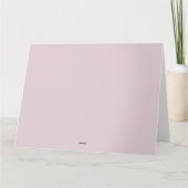 Muttertag im Frühling für meine Ehefrau Karte (Rückseite)