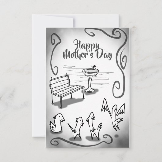 MUTTERTAG IMMER DANKESKARTE (Vorderseite)