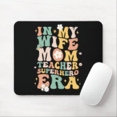 Muttertag in meiner Ehefrau Mama Lehrerin Superhel Mousepad (Mit Mouse)