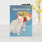 Muttertag individuell anpassbar karte (Gelbe Blume)