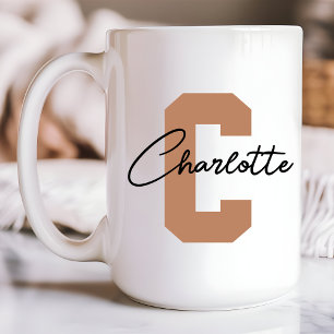 Muttertag   Individueller Anfangsbuchstabe Name Ho Kaffeetasse