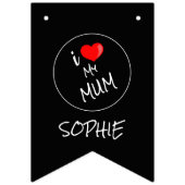 Muttertag, individuelles Foto - Personalisiert Wimpelkette (Zweite Fahne)