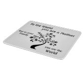 Muttertag Inspiration Mutter Zitat Schneidebrett (Ecke)