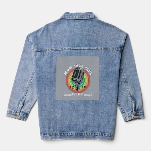 Muttertag Jeansjacke (Rückseite)