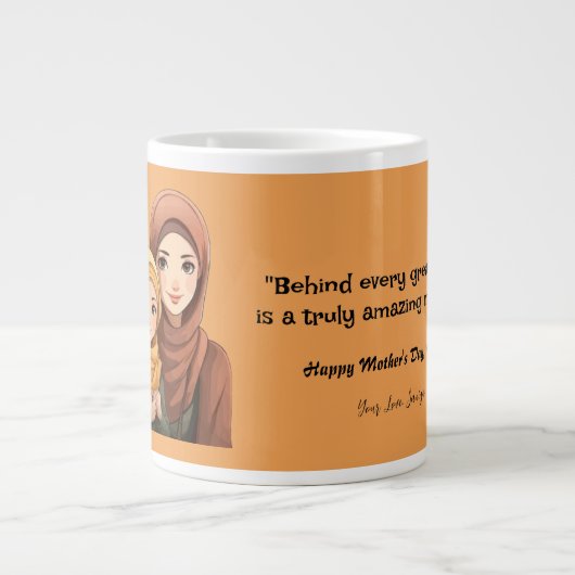 Muttertag Jumbo-Tasse (Vorderseite)