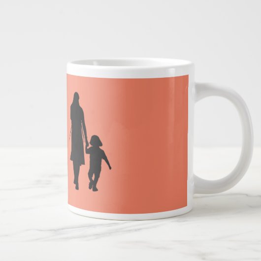 Muttertag Jumbo-Tasse (Rechts)