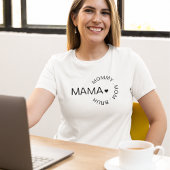 Muttertag | JUNGE MUTTER | Mommy Bruh Personalisie T-Shirt
