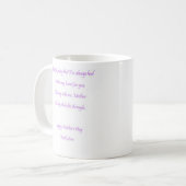 Muttertag Kaffeetasse (Vorderseite Links)