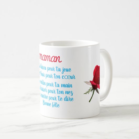 MÜTTERTAG KAFFEETASSE (VorderseiteRechts)