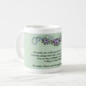 Muttertag Kaffeetasse (Vorderseite Links)