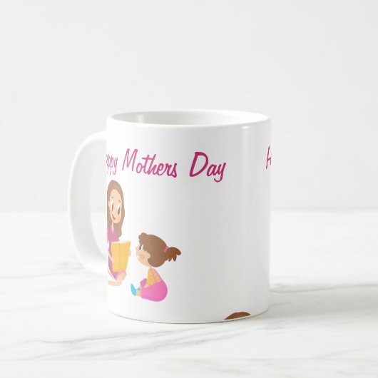 Muttertag Kaffeetasse (Vorderseite Links)