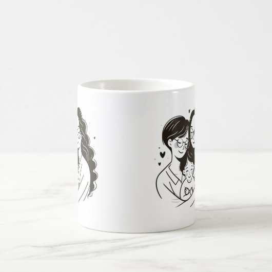 Muttertag Kaffeetasse (Mittel)