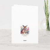 Muttertag Kangaroo Grußkarte Dankeskarte (Rückseite)