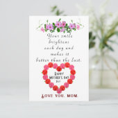 Muttertag Karte (Stehend Vorderseite)