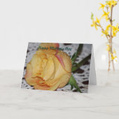 Muttertag Karte (Gelbe Blume)