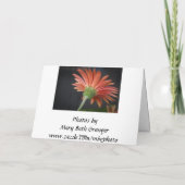 Muttertag Karte (Rückseite)