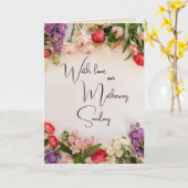 Muttertag Karte (Gelbe Blume)