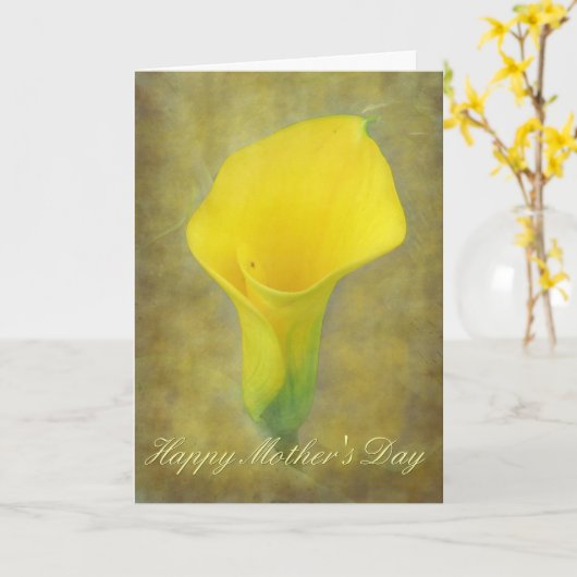 Muttertag Karte (Gelbe Blume)