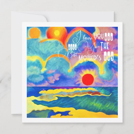 Muttertag Karte (Vorderseite)