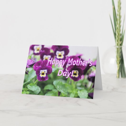 Muttertag Karte (Vorderseite)