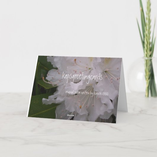 Muttertag Karte (Rückseite)