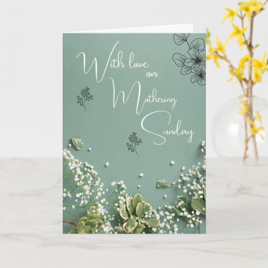 Muttertag Karte (Gelbe Blume)