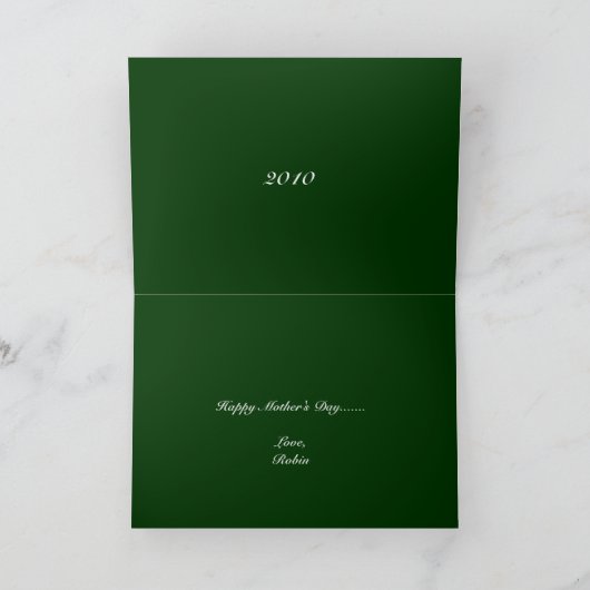 Muttertag Karte (Innenseite)