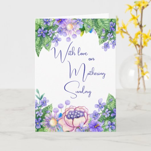 Muttertag Karte (Gelbe Blume)