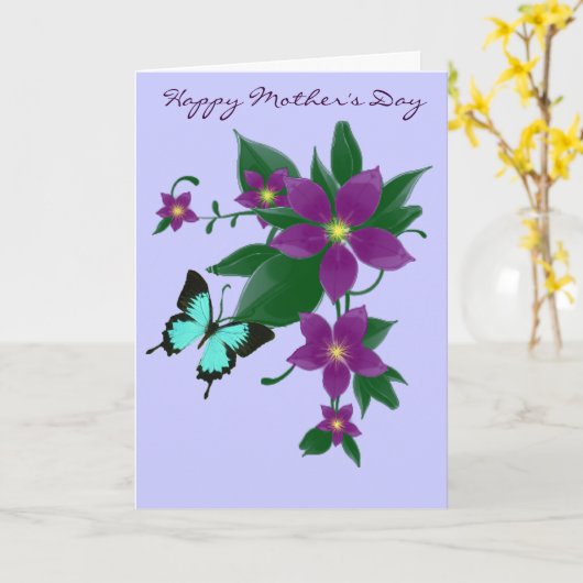 Muttertag Karte (Gelbe Blume)