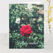 Muttertag Karte (Gelbe Blume)