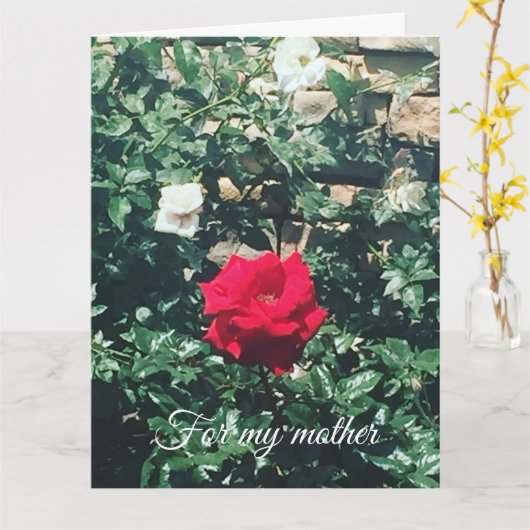 Muttertag Karte (Gelbe Blume)