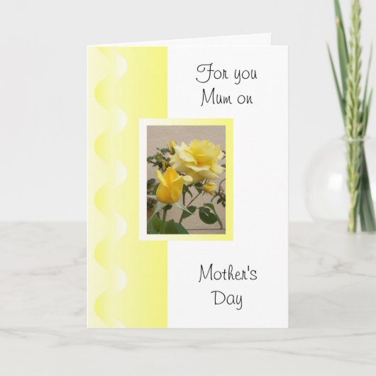 Muttertag Karte (Vorderseite)