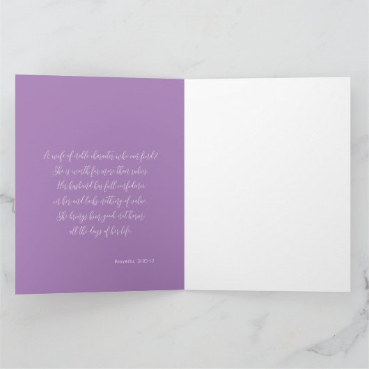 Muttertag Karte (Innenseite)