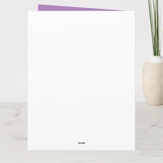 Muttertag Karte (Rückseite)