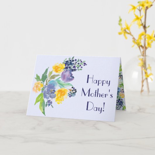 Muttertag Karte (Gelbe Blume)
