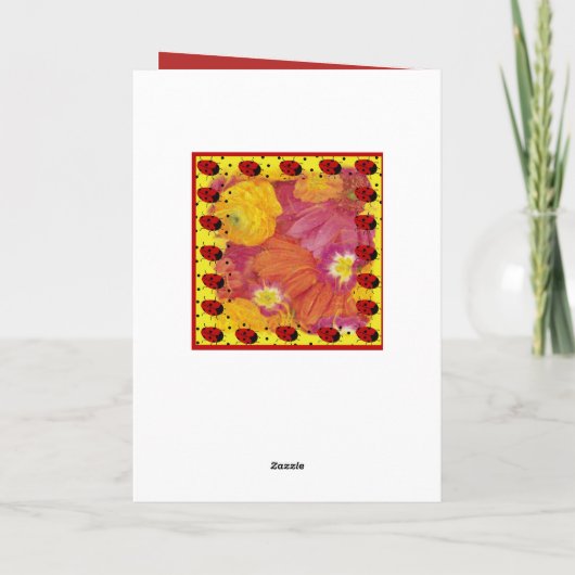 Muttertag Karte (Rückseite)