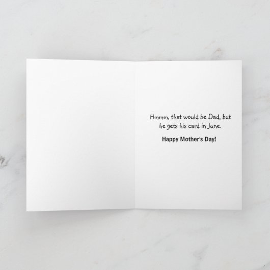 Muttertag Karte (Innenseite)