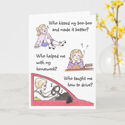 Muttertag Karte (Gelbe Blume)