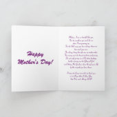 Muttertag Karte (Innenseite)