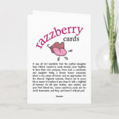 Muttertag Karte (Rückseite)