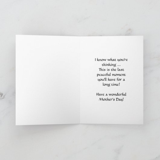 Muttertag Karte (Innenseite)