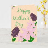 Muttertag Karte (Gelbe Blume)