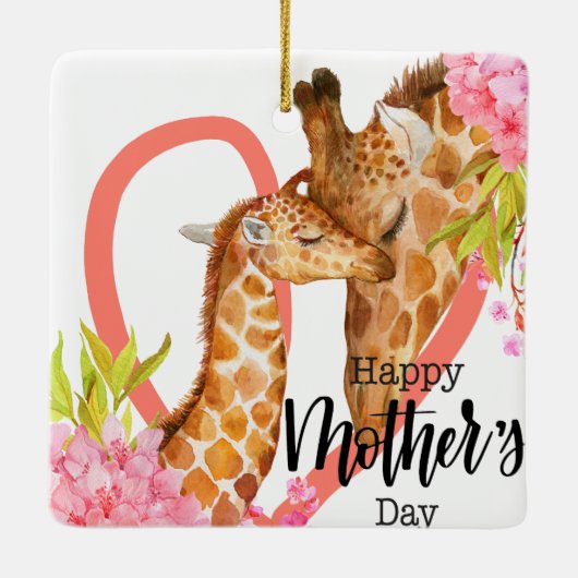 Muttertag Keramikornament (Rückseite)