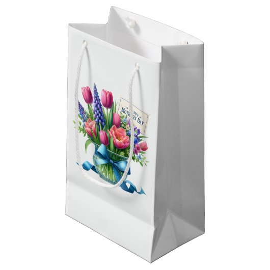 Muttertag  kleine geschenktüte (Vorderseite Schrägansicht)