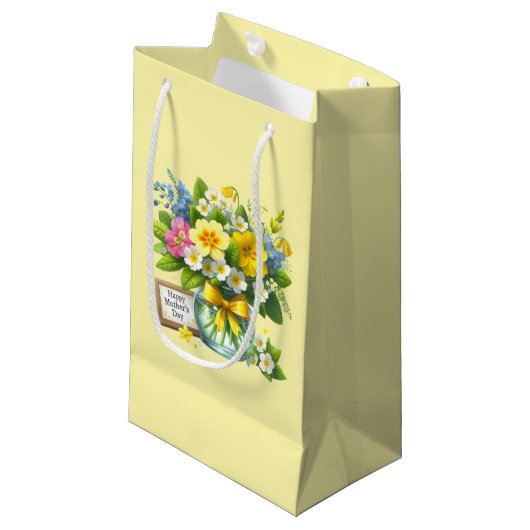 Muttertag  kleine geschenktüte (Vorderseite Schrägansicht)