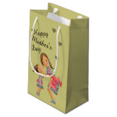 Muttertag Kleine Geschenktüte (Rückseite Schrägansicht)