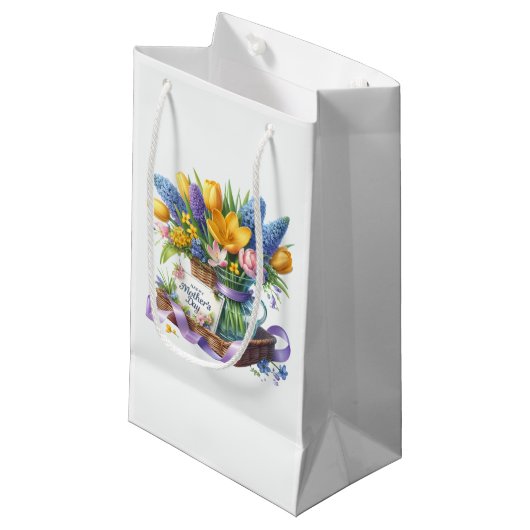 Muttertag kleine geschenktüte (Vorderseite Schrägansicht)